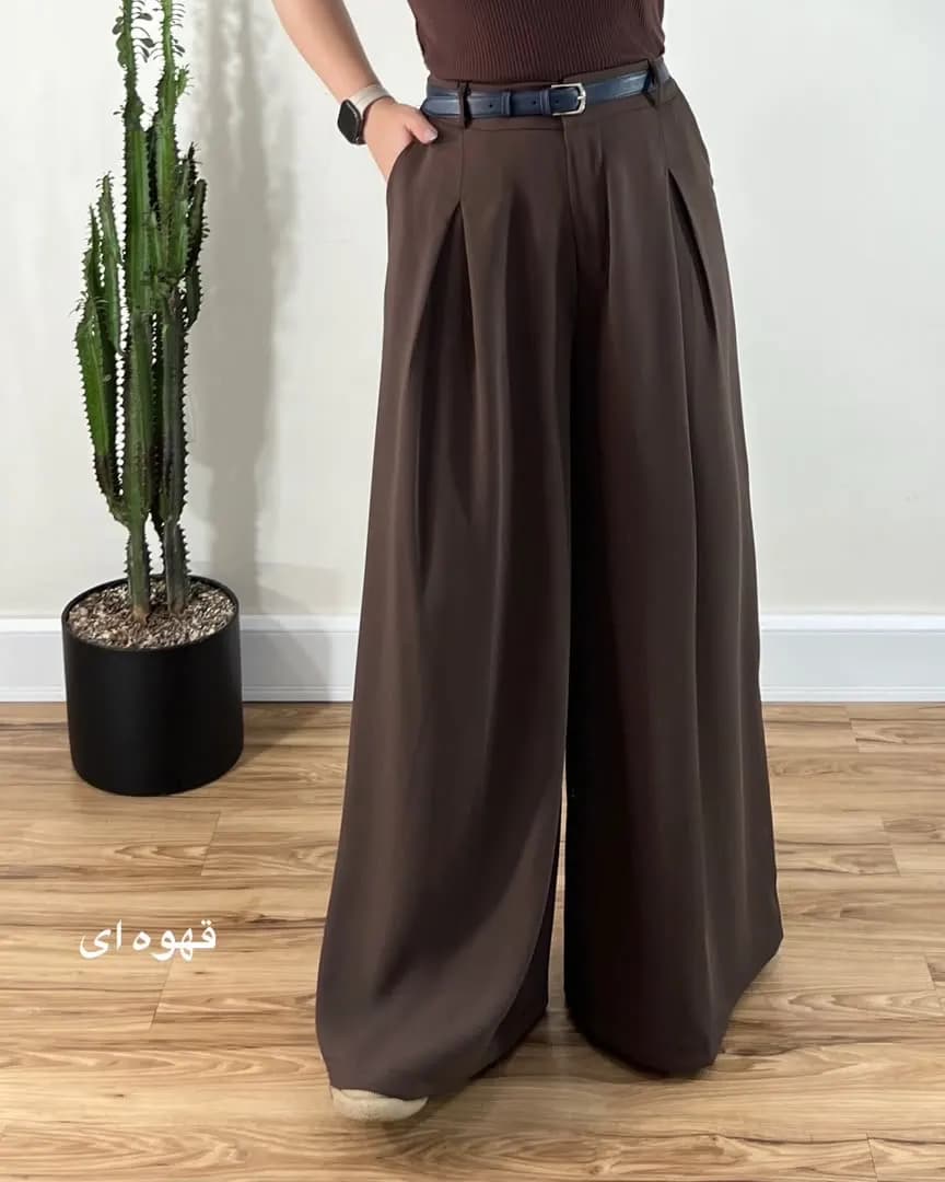 شلوار فول بگ ریزشی مدل کلاریس
