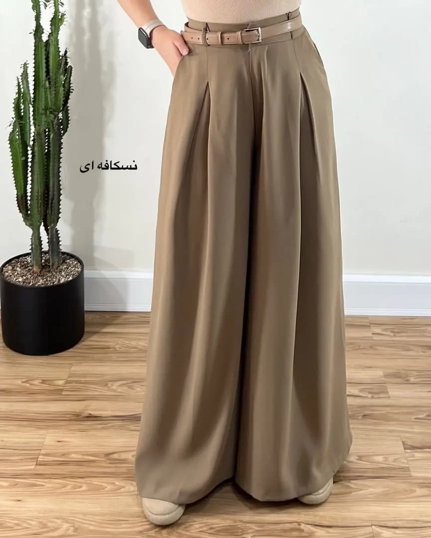 شلوار فول بگ ریزشی مدل کلاریس